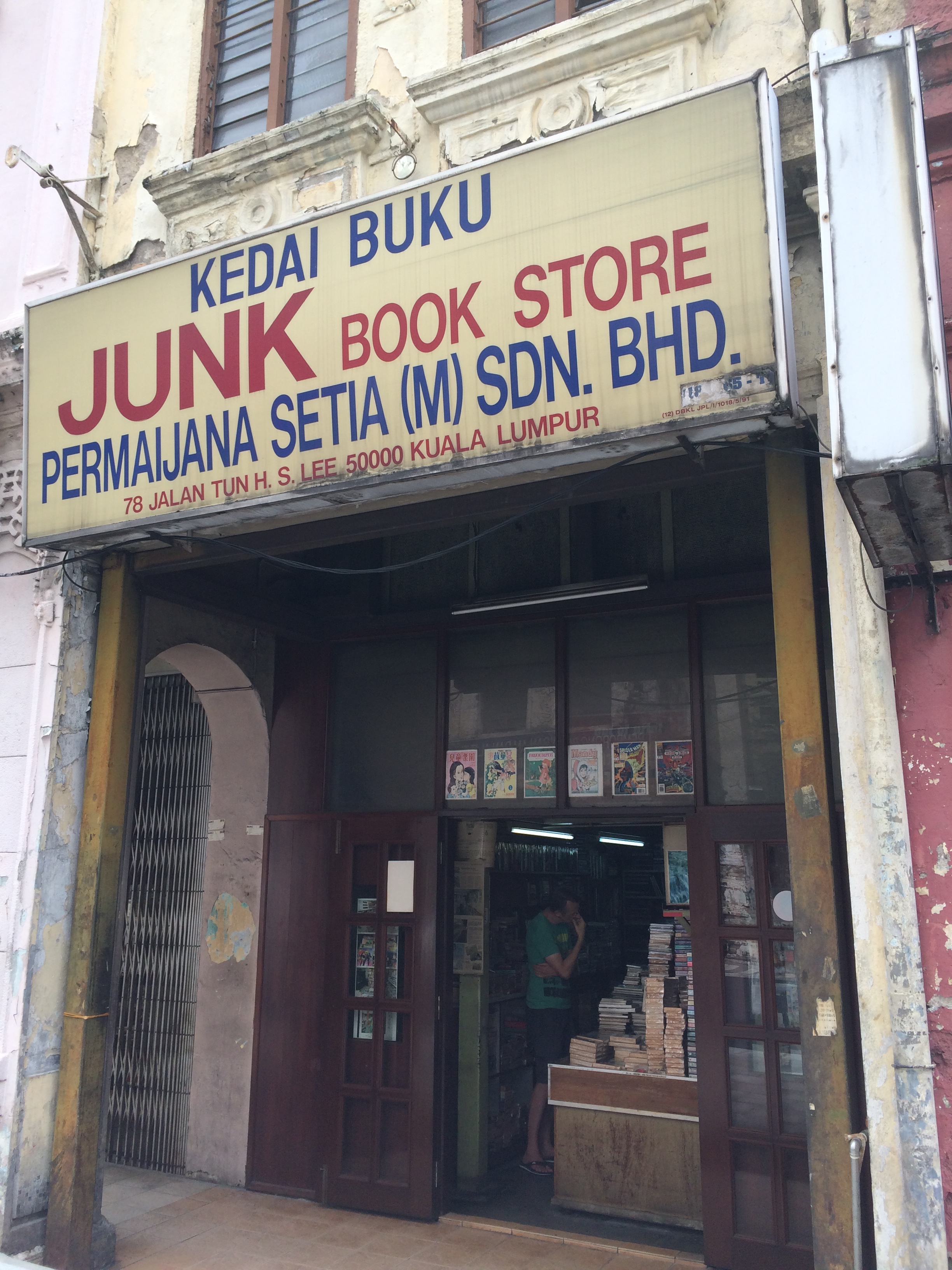 Vintage Treasures at the Junk Book Store – Jalan Tun H.S. Lee, Kuala